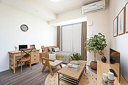 プライムメゾン初台 1404 14階1Kのリビング/ダイニング