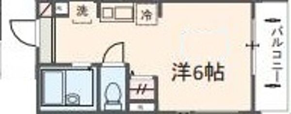 神奈川県相模原市中央区上溝(賃貸アパート1K・2階・20.38㎡)の写真 その2
