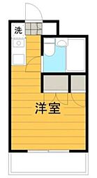 メゾン・ド・ポエート ワンルームの間取図画像