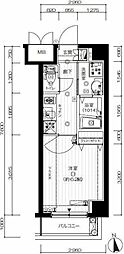 ラ・シード馬込レフィナード 1Kの間取図画像