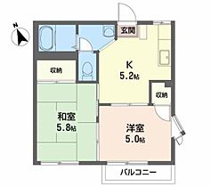 コーポラス・アサリ 101 ｜ 福島県郡山市昭和２丁目10-2（賃貸アパート2K・1階・36.00㎡） その2