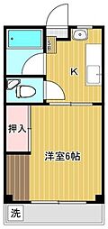 間取図画像 1K