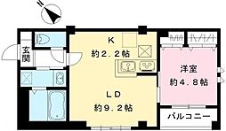 solana deux ソラーナデュオ 1LDKの間取図画像