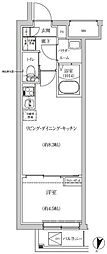REGOLITH IKEGAMI 1LDKの間取図画像
