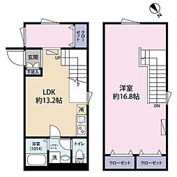 Cion　Ohanajaya 5階1LDKの間取り