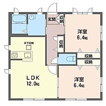 メゾン泉　II 00101 ｜ 神奈川県秦野市平沢1081-1（賃貸アパート2LDK・1階・56.50㎡） その2