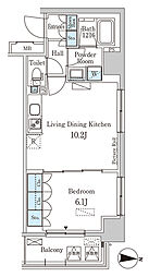 パークアクシス本所・親水公園 1LDKの間取図画像