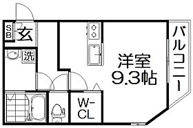 レジデンス寝屋川  ｜ 大阪府寝屋川市打上高塚町（賃貸アパート1R・2階・27.78㎡） その2