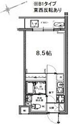 S-RESIDENCE玉川学園前 1Kの間取図画像