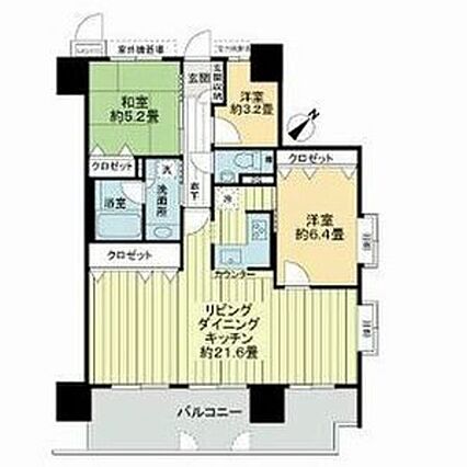 ライオンズマンション三国ヶ丘_間取り_0