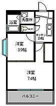 グレイス松島 205 ｜ 福岡県福岡市東区松島３丁目2-1（賃貸マンション2K・2階・30.00㎡） その2