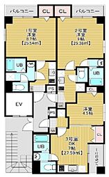 Bloom南千住 ワンルームの間取図画像
