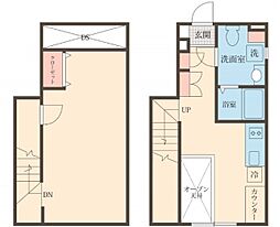 PLATINUM FORME 蒲田 1階1DKの間取り