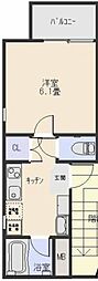 MANSIONAPPE 1Kの間取図画像