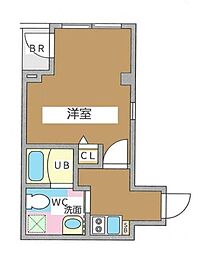 LibertaGINZAeast 1Kの間取図画像