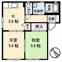 Ｌｏｇｅｍｅｎｔ　ｄｅ　ｈａｕｔ　ｐｏｎ A0101 ｜ 鳥取県米子市皆生温泉２丁目6-17（賃貸アパート2K・1階・45.97㎡） その2