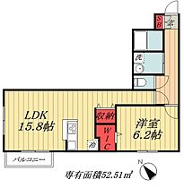 コートベル  ｜ 千葉県市川市富浜２丁目（賃貸アパート1LDK・2階・52.51㎡） その2