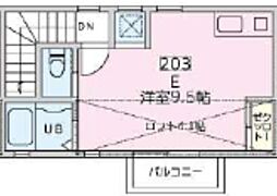 fit北新宿 ワンルームの間取図画像