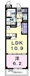 アビタシオン柏の葉 1LDKの間取図画像