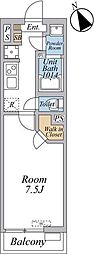 リブリ・西台 1Kの間取図画像