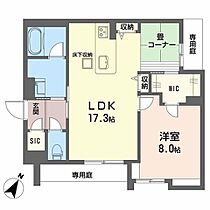 シャーメゾン　レビリオ 0103 ｜ 大阪府豊中市岡町南１丁目135-1之一部（賃貸マンション1LDK・1階・60.05㎡） その2