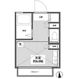 F-Style十条 ワンルームの間取図画像