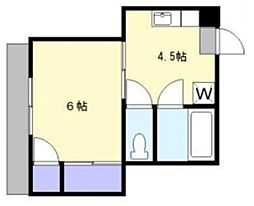 ニューレジデンス 1DKの間取図画像