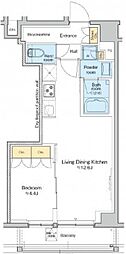 RESIDENCEKLENJI 1LDKの間取図画像