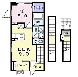 間取図画像 1LDK