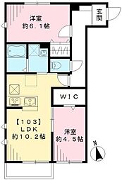 ピルツ 2LDKの間取図画像
