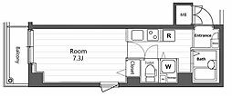ガーラ新宿下落合 1Kの間取図画像
