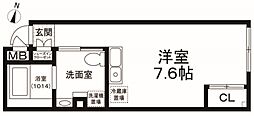 リーガランド参宮橋 ワンルームの間取図画像