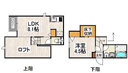 CB古賀ソフィア 1LDKの間取図画像