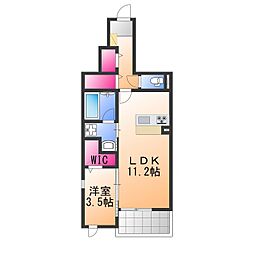 仮称)金岡町プロジェクト工事 1LDKの間取図画像