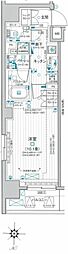 日神パレステージ大島 1Kの間取図画像