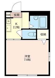 アネックス久我山 1Kの間取図画像