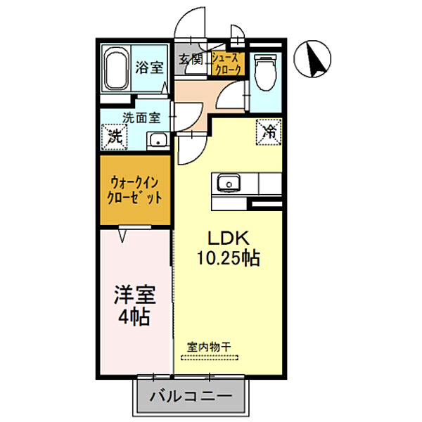 D-room　MALDA　A棟 ｜和歌山県海南市大野中(賃貸アパート1LDK・2階・37.53㎡)の写真 その2