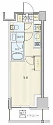 リビオメゾン南砂町 1Kの間取図画像