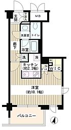 アゼリアテラス新宿 ワンルームの間取図画像