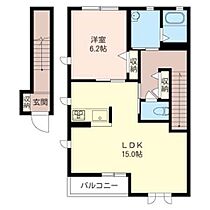 ペイサージュ　II 00201 ｜ 茨城県牛久市南６丁目23-2（賃貸アパート1LDK・2階・57.30㎡） その2