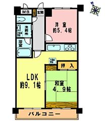 物件の間取り