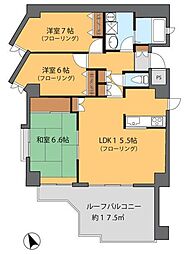 クレア日吉 3LDKの間取図画像