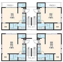 正和FORT 1Kの間取図画像