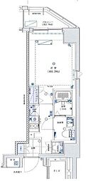 グランリーヴェル横濱プルミエ 1Kの間取図画像