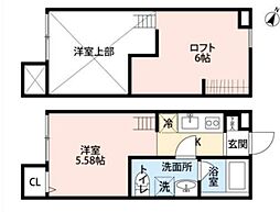OVEST ワンルームの間取図画像
