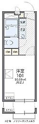 レオパレスドマーニ 1Kの間取図画像
