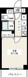 マキシヴ西川口AZ 1Kの間取図画像