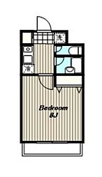 ガーラアベニーレ 1Kの間取図画像