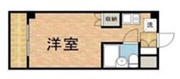 エバーグレイス分倍 ワンルームの間取図画像