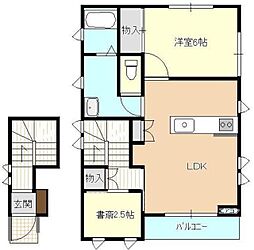 SunClair湘南 1SLDKの間取図画像